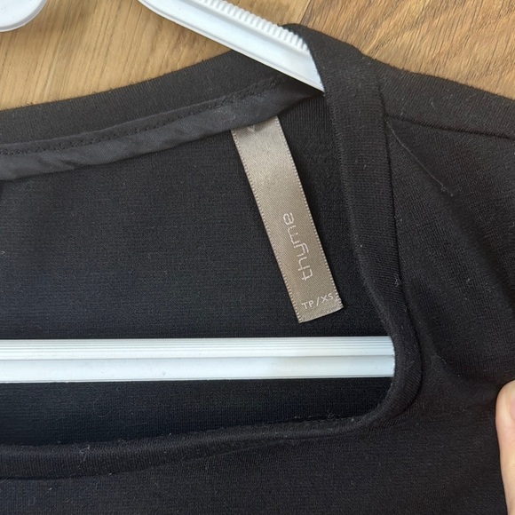 Thyme Maternity Black and Grey Dress - Crew Neck - XS Maternity - Picture 2 of 4